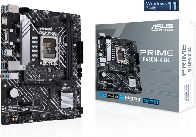 ASUS PRIME B660M-K D4 LGA 1700 mATX moederbord