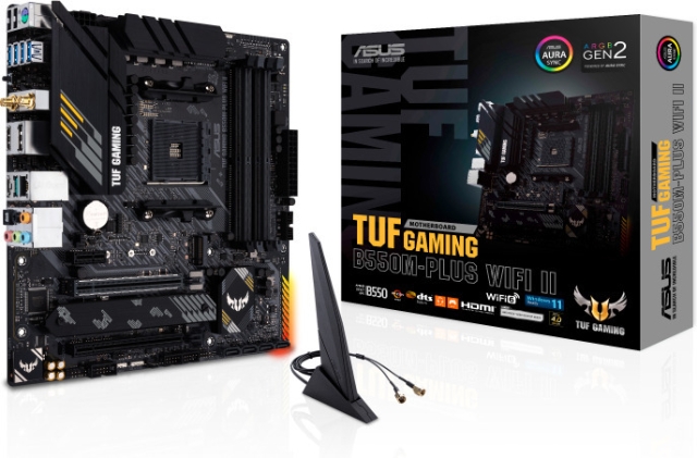 ASUS TUF GAMING B550M-PLUS WIFI II AM4 micro-ATX moederbord