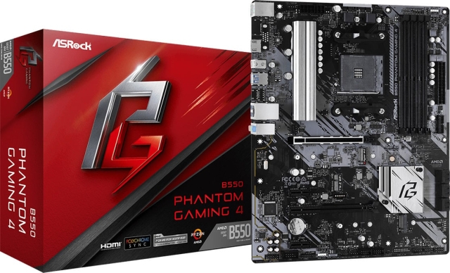 ASRock B550M PHANTOM GAMING 4 AM4 mATX moederbord
