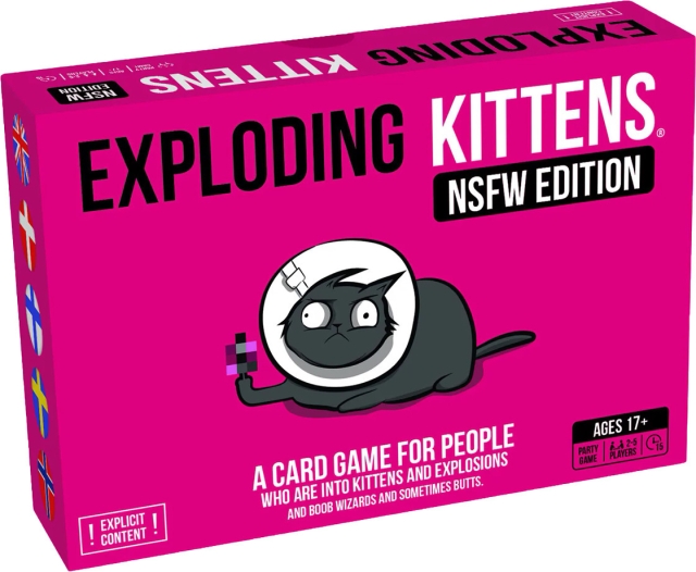 Exploding Kittens NSFW ed. Scandinavisch kaartspel