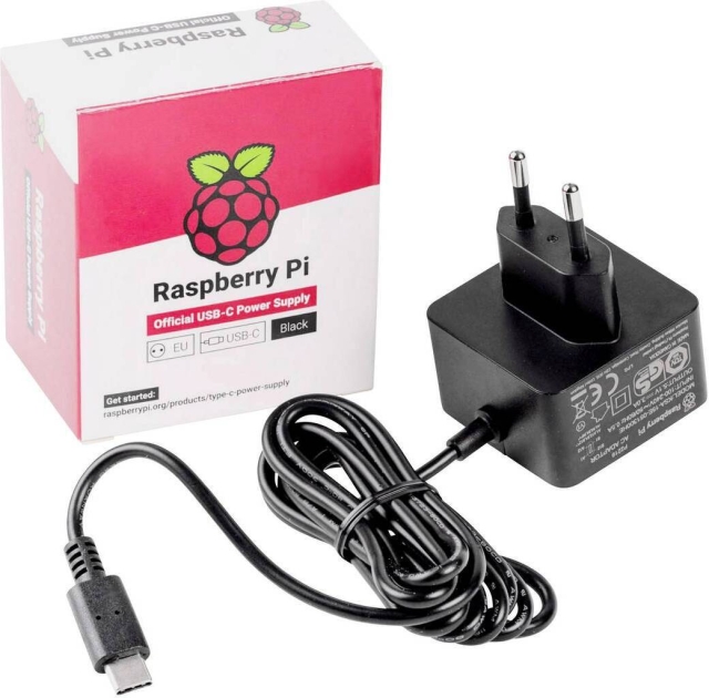 Raspberry Pi 5 B officiële netadapter, 27 W
