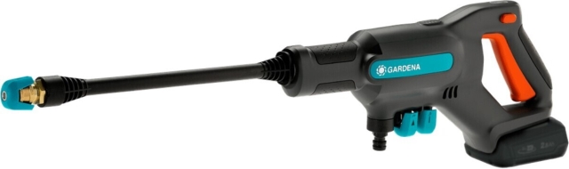 GARDENA AquaClean 24/18V P4A Premium Middelgrote Drukreiniger met Watertank, Accu en Lader