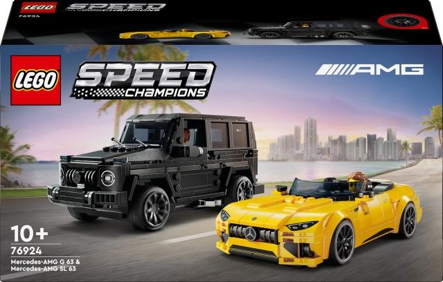 LEGO Speed Champions 76924 - Mercedes-AMG G 63 en Mercedes-AMG SL 63