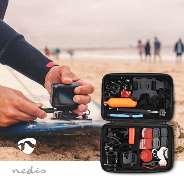 Nedis Action Cam Mount | 41 in 1 | Zwart