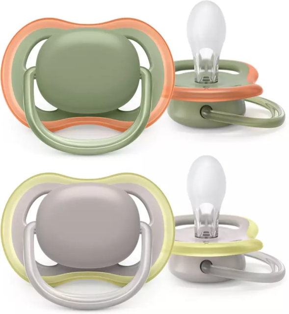 Philips Avent SCF085/20 Ultra Air spenen 6-18 maanden, 2 stuks, salie