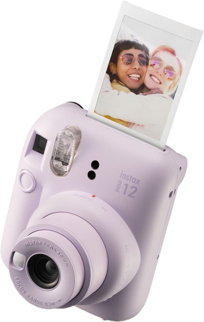 Fujifilm INSTAX Mini 12 instant camera, lila