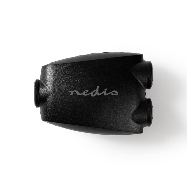 Nedis TosLink-Adapter | Toslink Female | 2x TosLink Female | Splitter | ABS | Zwart | 1 Stuks | Blister