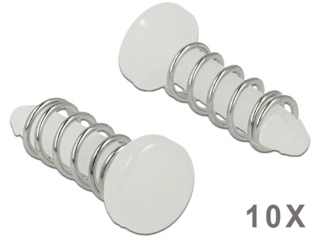 DeLOCK Snap Rivet for heat sink - set 10 pieces white