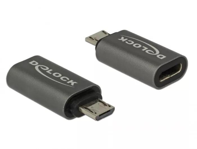 DeLOCK Adapter USB 2.0 Micro-B male to USB Type-C™ 2.0 female