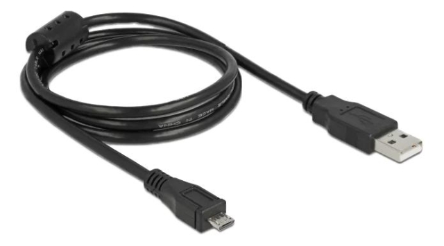 DeLOCK Cable USB2.0 -A male to USB- micro B male 1m