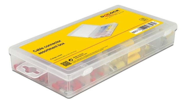 DeLOCK Cable connector assortment box 170 pieces coloured