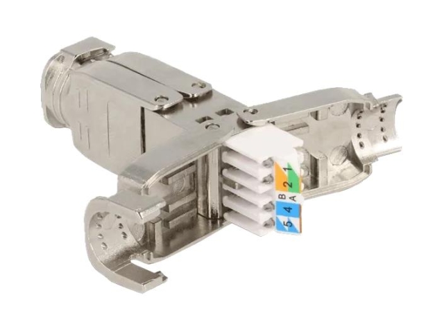 DeLOCK Coupler for network cable Cat.6 STP toolfree