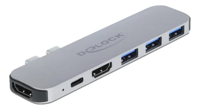 DeLOCK Docking Station for MacBook Dual HDMI 4K / PD / Hub