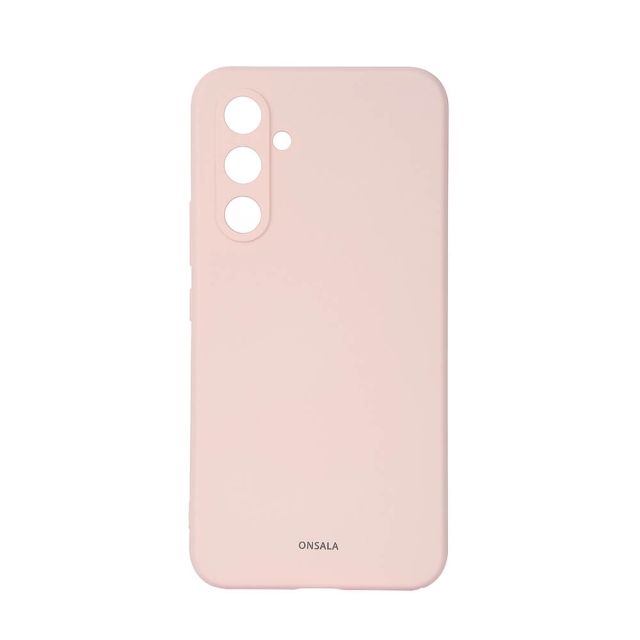 Onsala Mobilskal med Silikonkänsla Chalk Pink - Samsung A55 5G