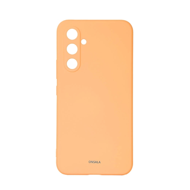 Onsala Mobilskal med Silikonkänsla Apricot - Samsung A55 5G