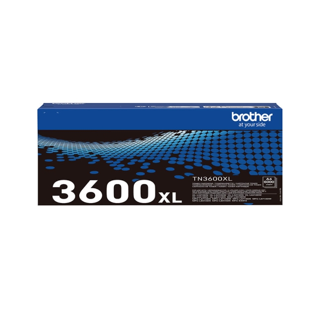 Brother Toner TN3600XL TN-3600 XL Svart
