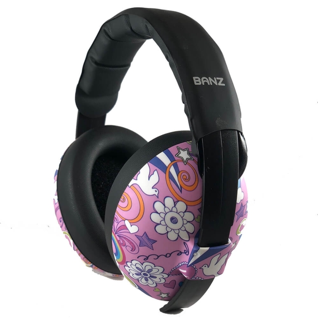 BANZ Hörselskydd Baby Peace Pink