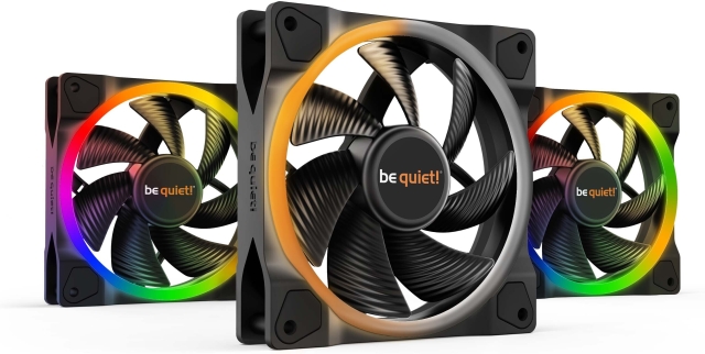 Be Quiet! Light Wings PWM fan pack, 120 mm, 3-pak