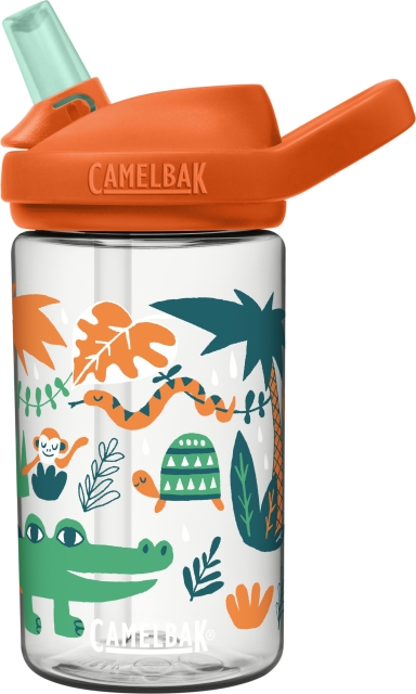 Camelbak Eddy+ Kids 0,4L waterfles, Jungle dieren