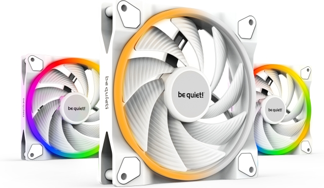 Be Quiet! Light Wings PWM high-speed ventilatorpakket, 140 mm, 3-pak, wit