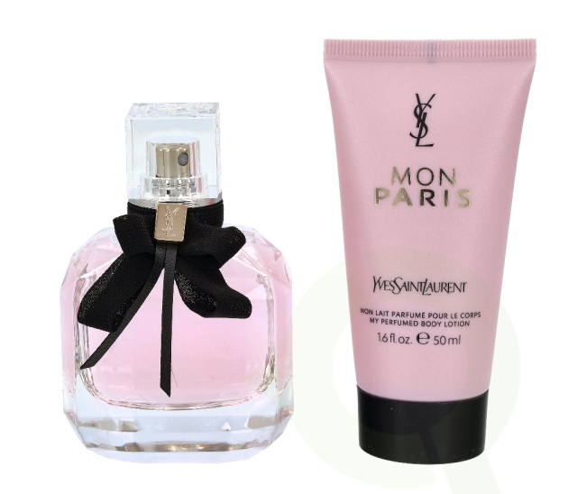 Yves Saint Laurent YSL Mon Paris Giftset 100 ml Edp Spray 50ml/Body Lotion 50ml Travel Selection