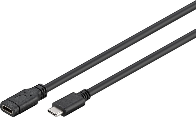 Goobay USB-C naar USB-C 3.1 Gen 1-verlengkabel, 1 m