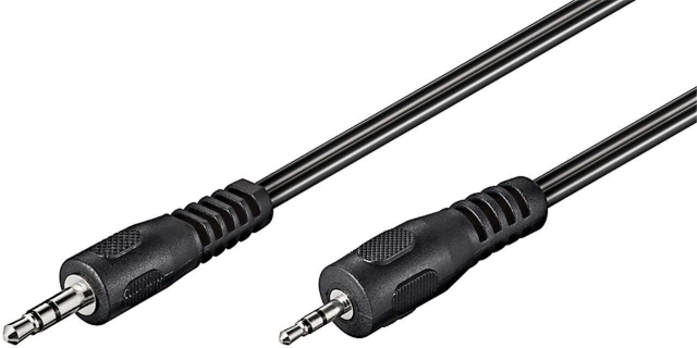 Goobay 2,5mm mannetje - 3,5mm mannetje audiokabel, 2 m