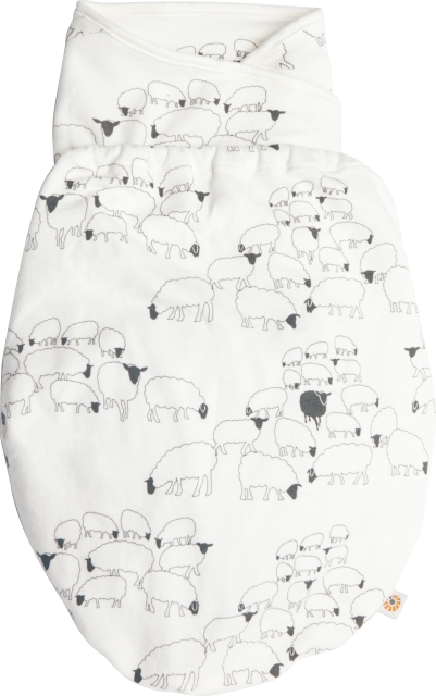 Ergobaby Swaddler Slaapzak, Schaap, 0 maand - 61 cm