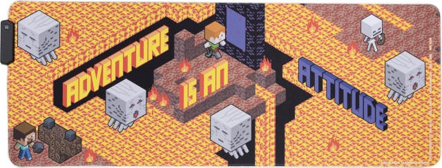 Paladone Minecraft verlichte muismat, 800 x 300 mm