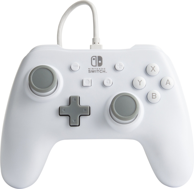 PowerA Bedrade controller, wit, Switch