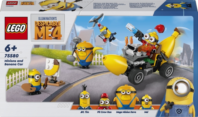 LEGO Minions 75580 - Minions en bananenauto