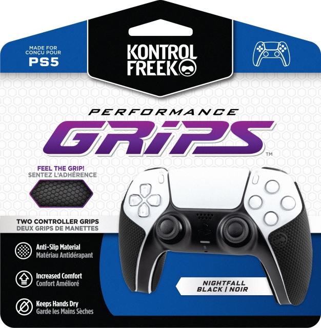 KontrolFreek Performance Grips, zwart (PS5)