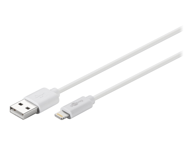 Goobay Lightning-kabel 50cm white MFi