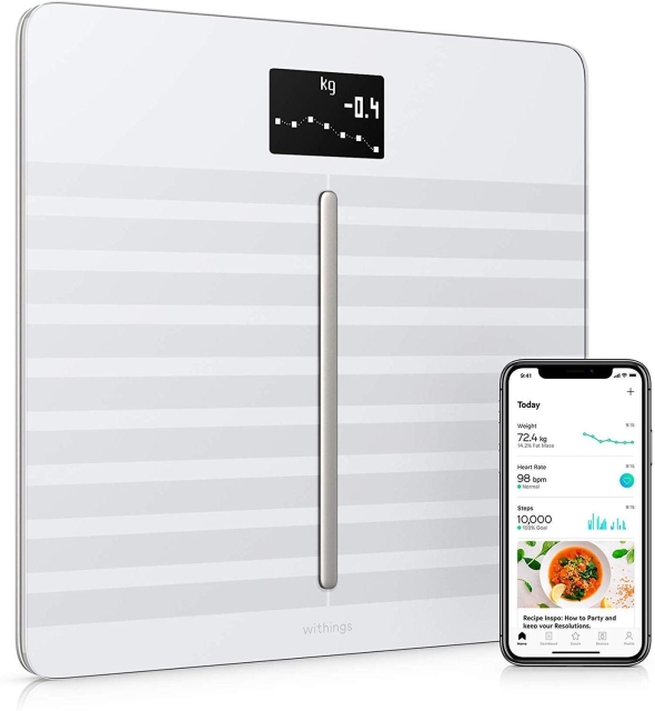 Withings Body Cardio V.2 personenweegschaal, wit