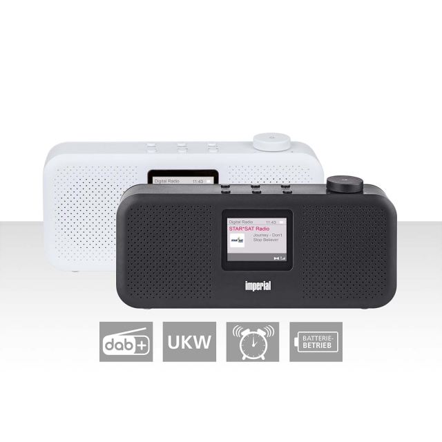 imperial DABMAN 16 DAB+ / FM Stereo Radio Zwart