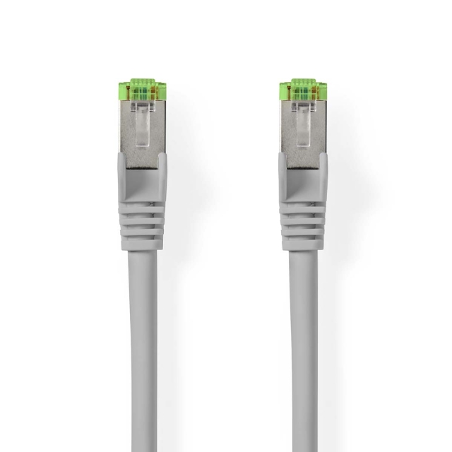 Nedis Cat 8.1 Netwerkkabel | S/FTP | RJ45 Male | RJ45 Male | 20.0 m | Rond | LSZH | Grijs | Label
