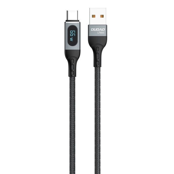 Dudao L7Max USB-A to USB-C cable 66W 1m black