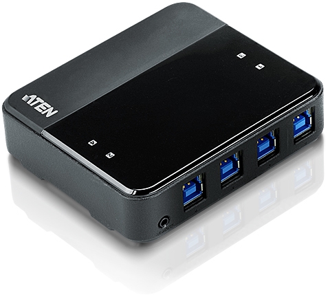 ATEN US434 USB3.0 hub voor vier computers
