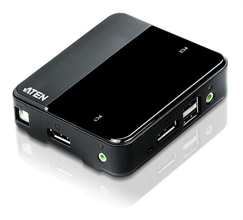 ATEN CS782DP - KVM-switch, DisplayPort, USB, 3,5 mm