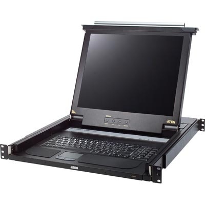 ATEN 19" KVM-console en 17" LCD-monitor, 1U