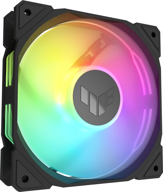 ASUS TUF Gaming TR 120 ARGB Reverse PWM ventilator, 120 mm, zwart