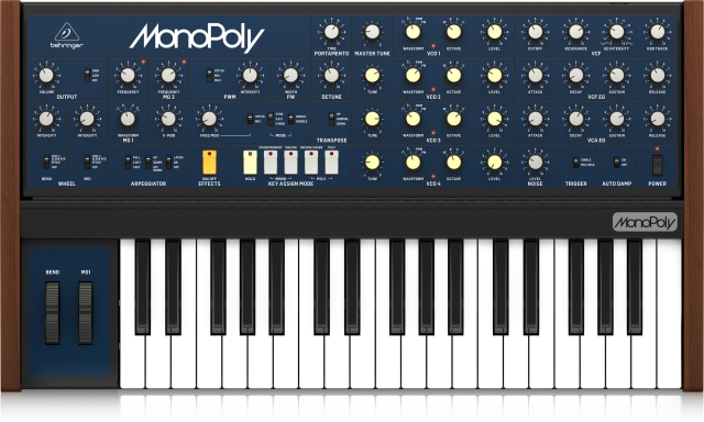 BEHRINGER Monopoly analoge synthesizer