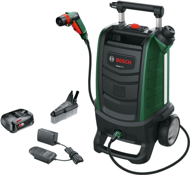 Bosch Fontus 18V Gen2 accureiniger, met 2,5 Ah accu