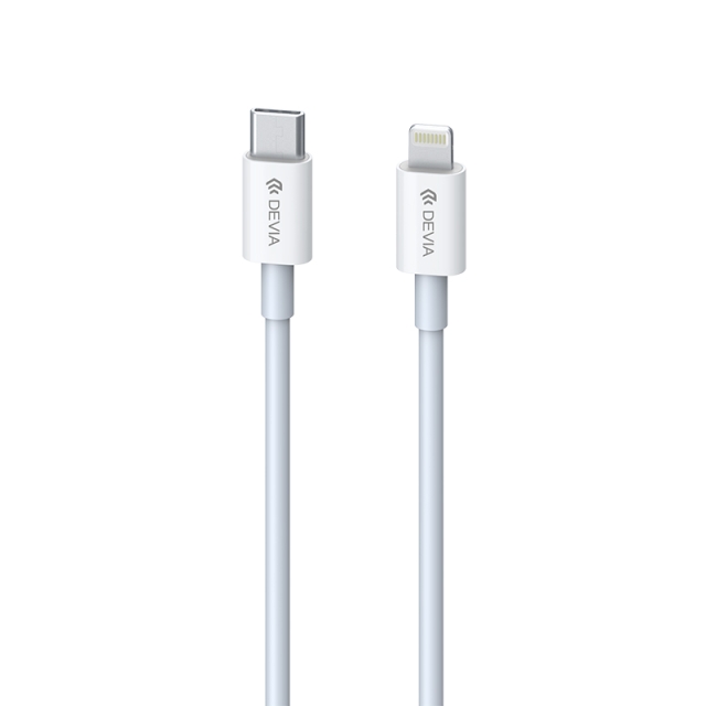 Devia-kabel Smart EC146 PD USB-C - Lightning 20W 3A wit