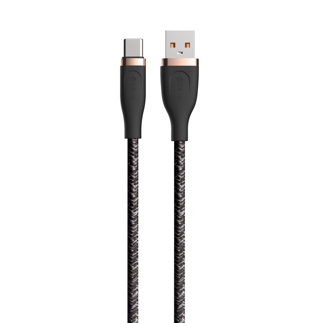 Devia kabel Star EC311 USB - USB-C 1,5 m 2,4A zwart