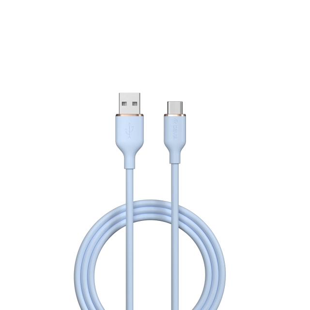 Devia kabel Jelly EC629 USB - USB-C 1,2 m 2,4A blauw