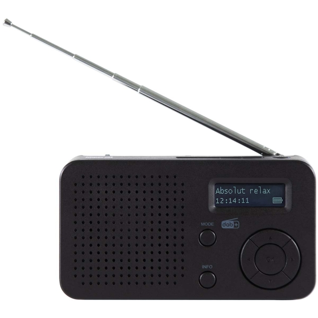 imperial DABMAN 17 draagbare DAB+/FM-radio met Bluetooth zwart