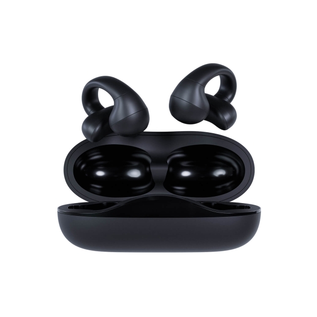Happy Plugs Hörlur Clip OWS True-Wireless Svart