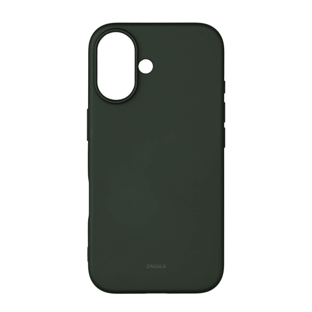 Onsala Mobilskal med Silikonkänsla Olive Green - iPhone 16