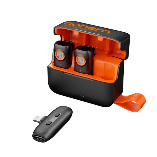 Hohem Mikrofon MIC-01 2TX 1RX Med Laddfodral Lightning